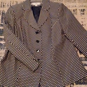 Le Suit Essentials Blazer B&W